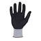 Azusa Safety Coated Work Gloves, Nitrile, Sandy-Foam, Palm Coating, Grey/Black, M-8 1 PR DX3000 - alternate 2